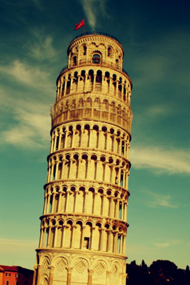 Leaning Tower Of Pisa iPhone Wallpaper HD
