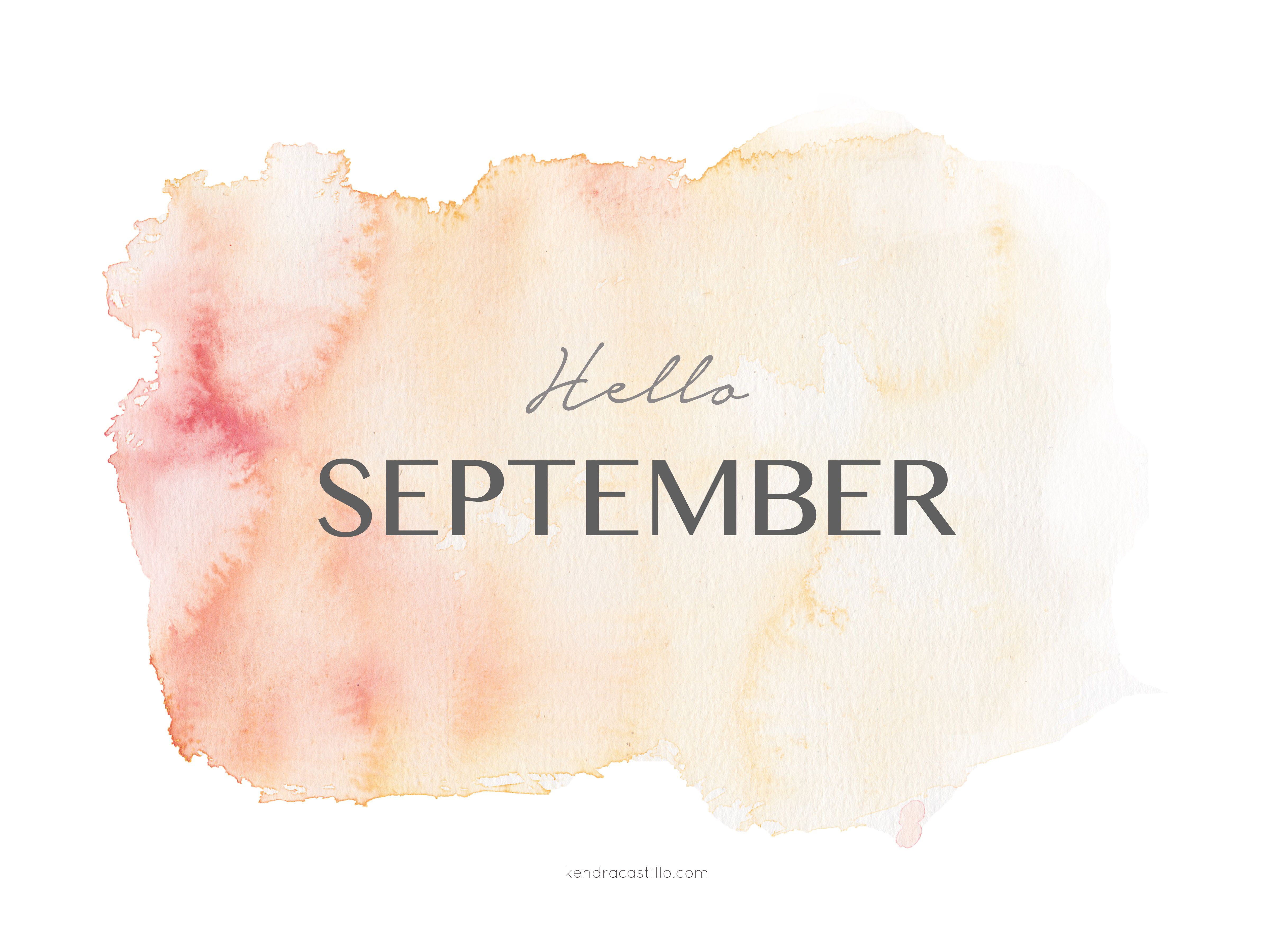 September Aesthetic Wallpaper