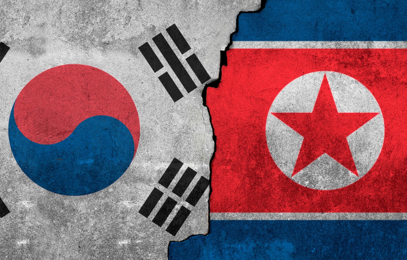 Wallpaper flag South Korea North images for desktop section