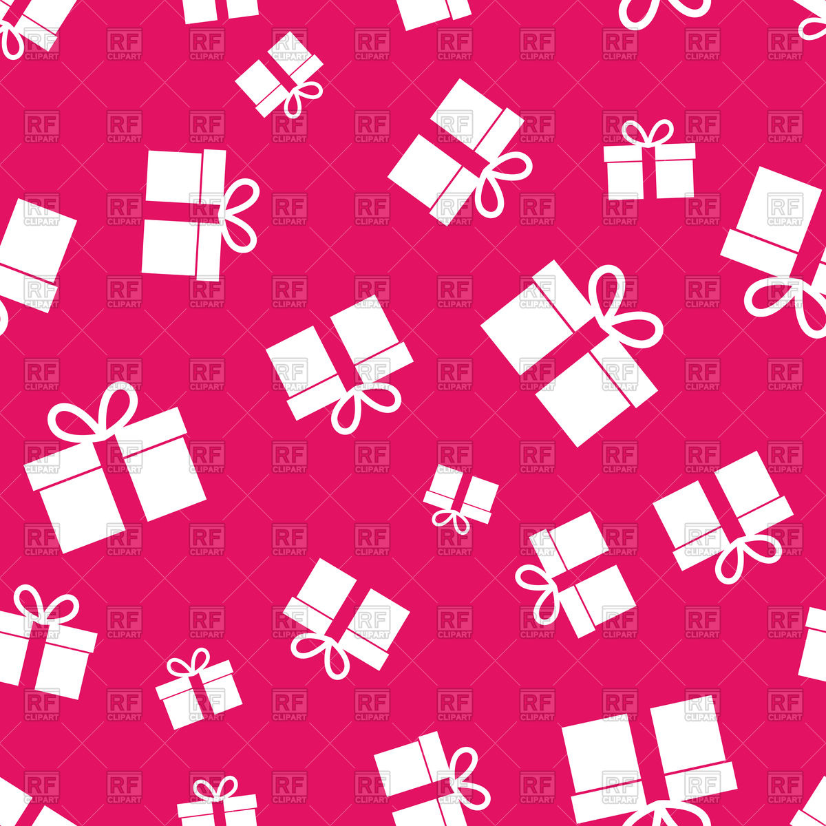 Gift Seamless Pattern On Pink Background Celebration Wallpaper
