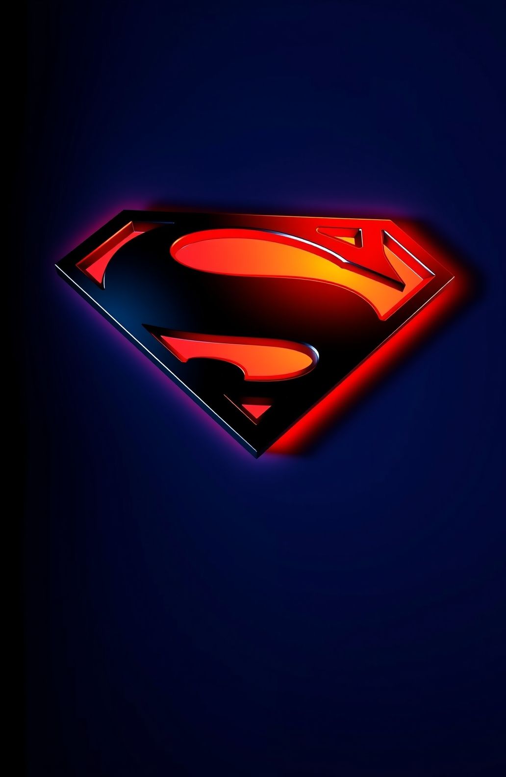 Black Superman Logo Wallpaper