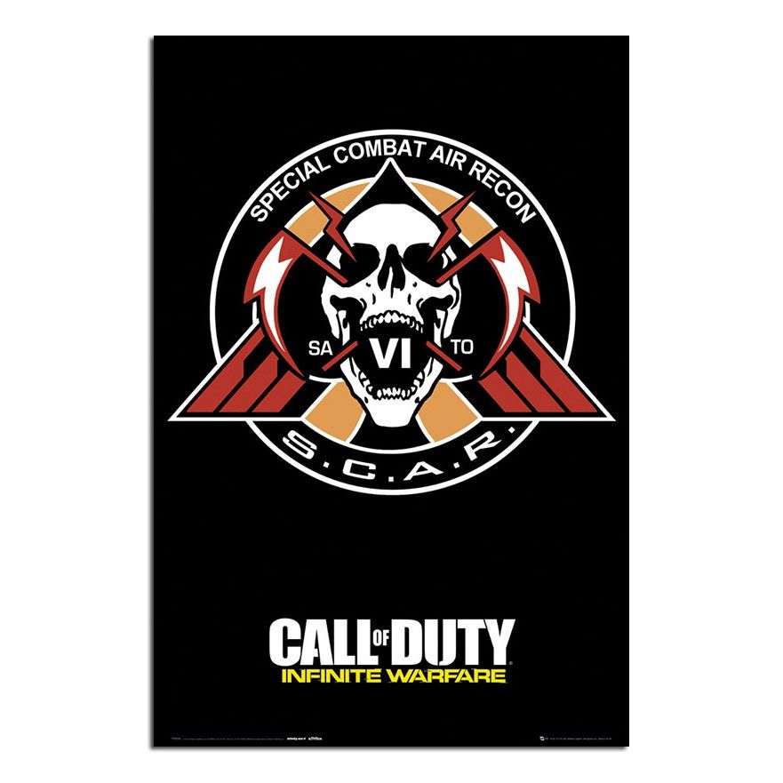 Call Of Duty Infinite Warfare Scar Poster