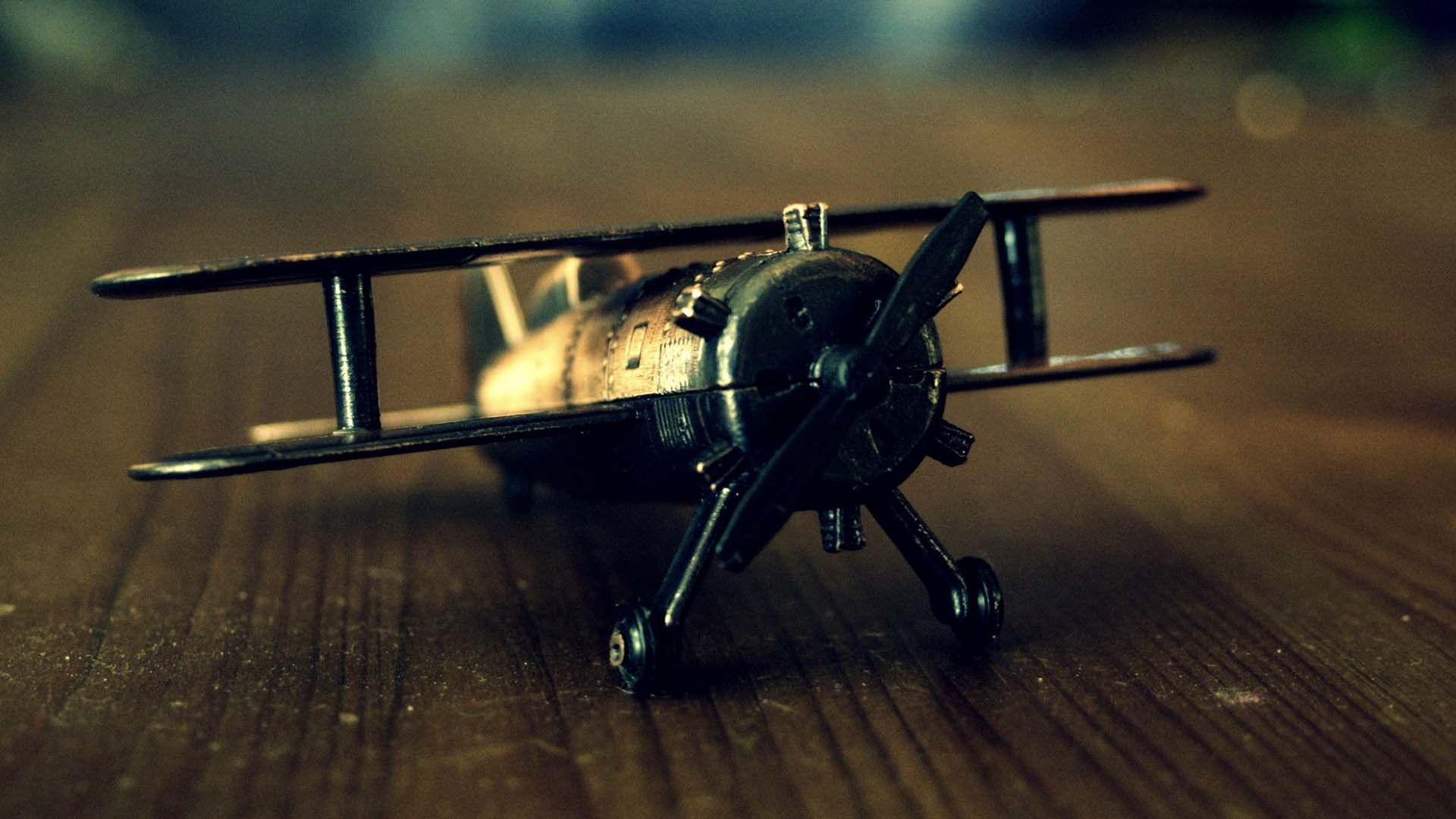 airplane classic vintage toy desktop background wallpaper hd