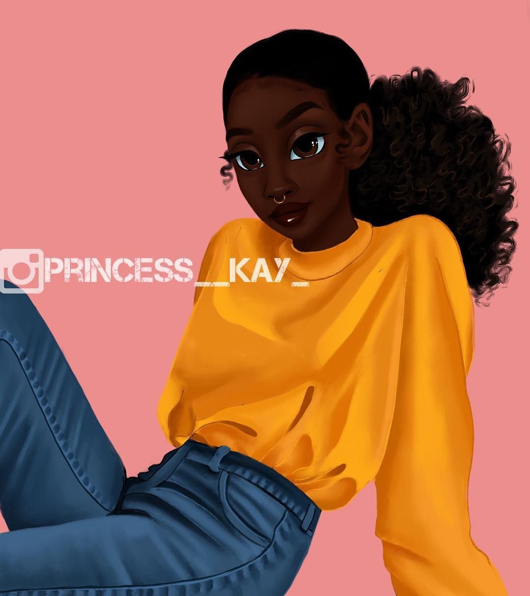 La princesse Karibo sur Instagram Assise jolie Black girl