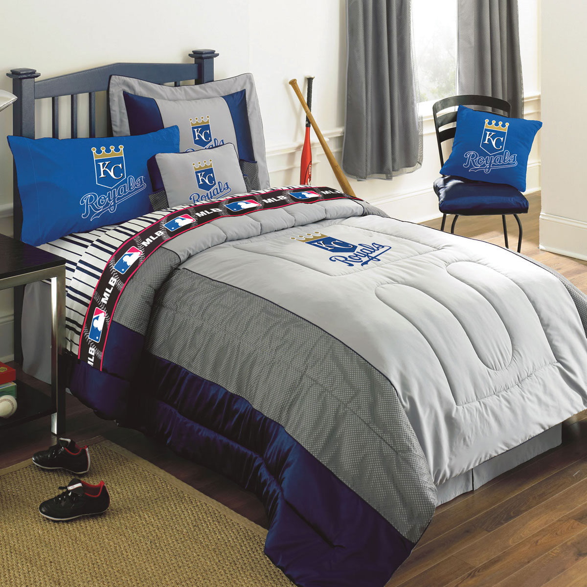 Kansas City Royals MLB Authentic Team Jersey Bedding Full Size