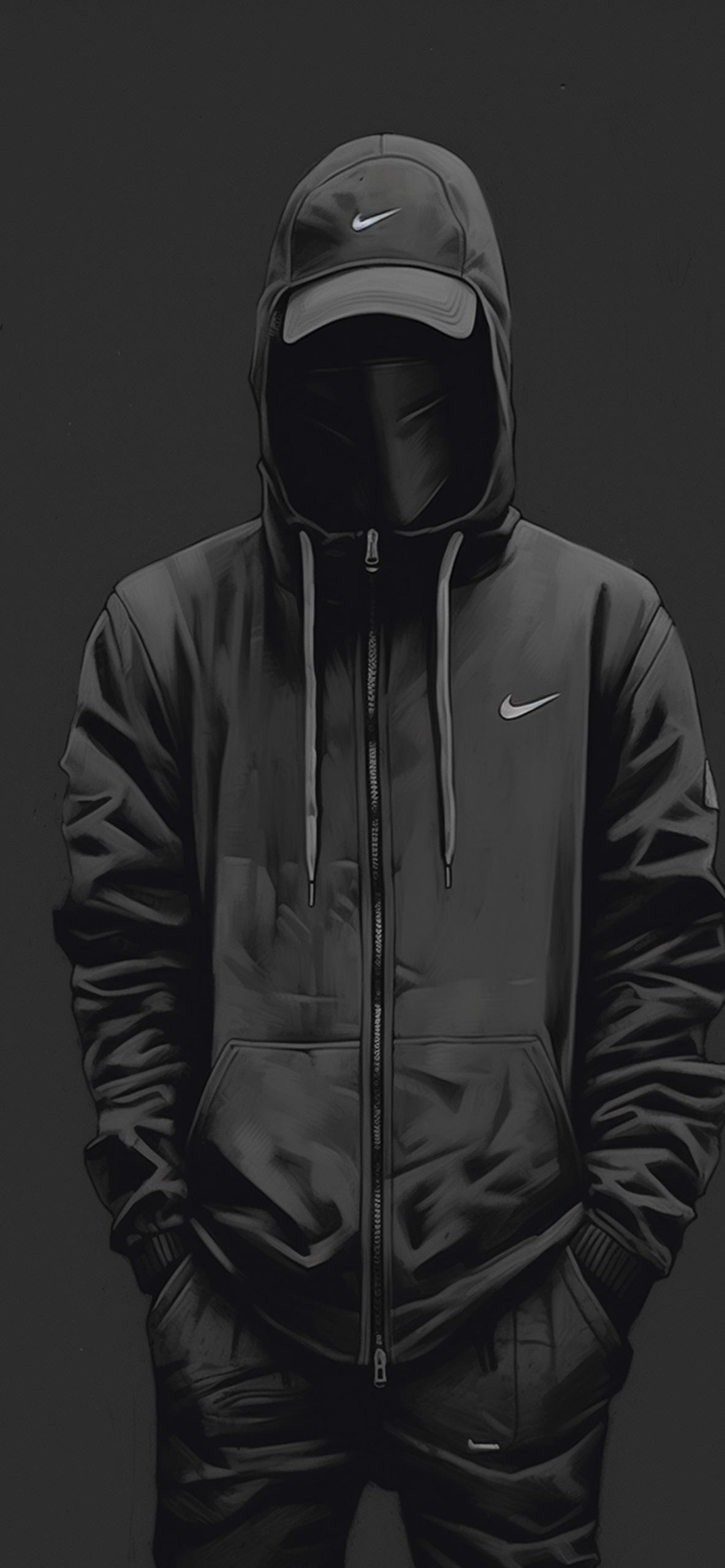 Nike Streetwear Look Grey Wallpaper