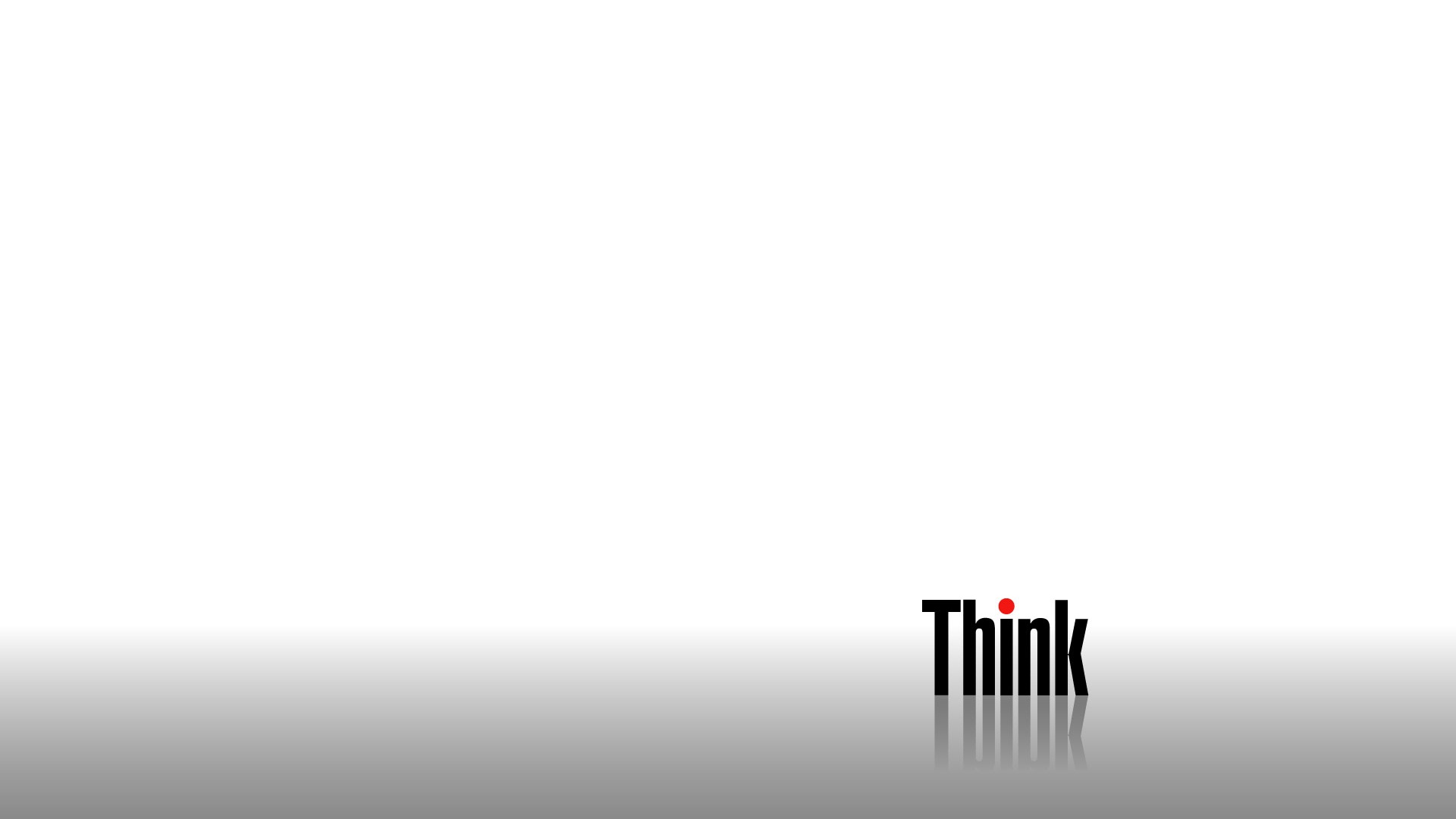 Think White Desktop Pc And Mac Wallpaper