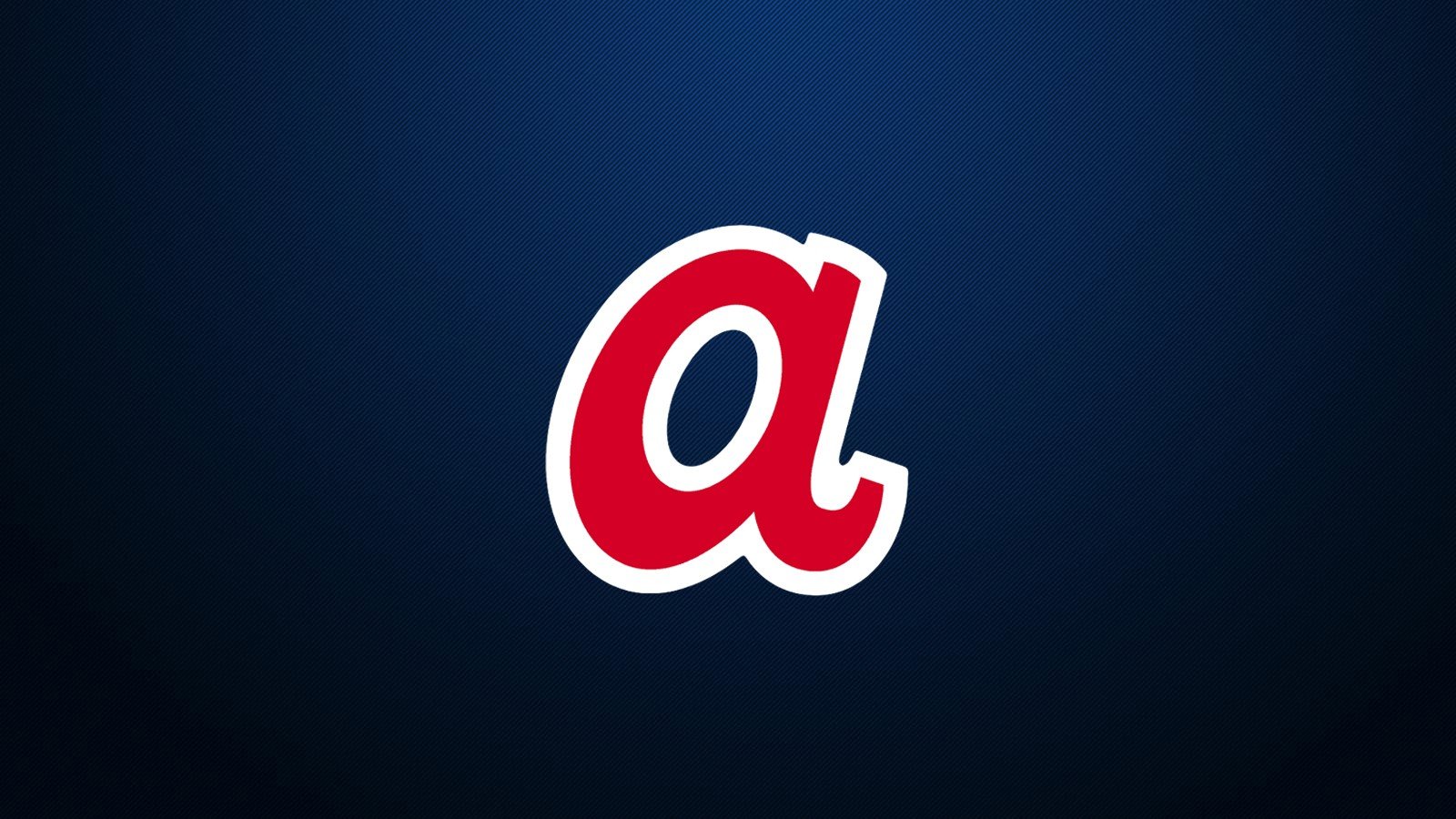 Blue Retro Atlanta Braves Logos Wallpaper Background