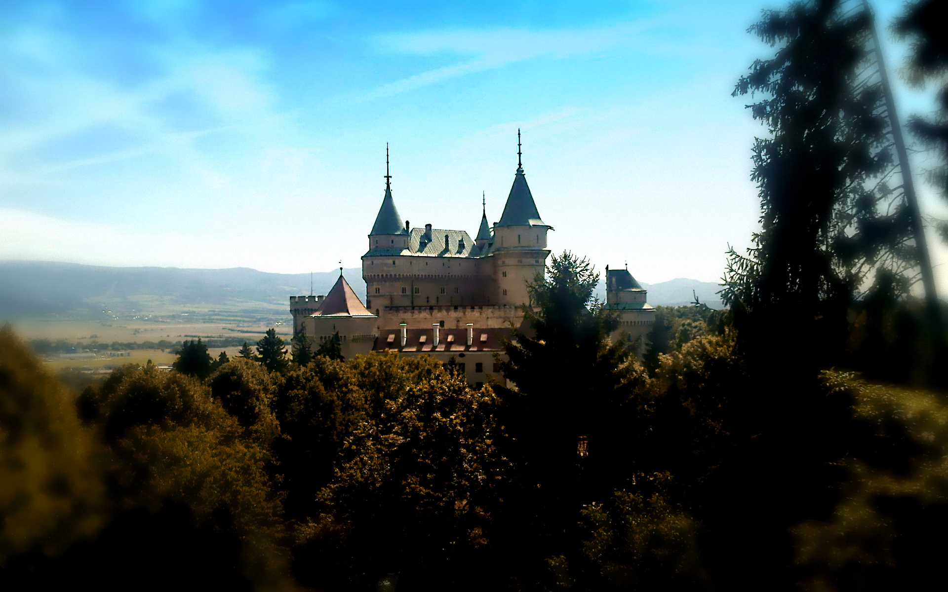 Man Made Bojnice Castle HD Wallpaper
