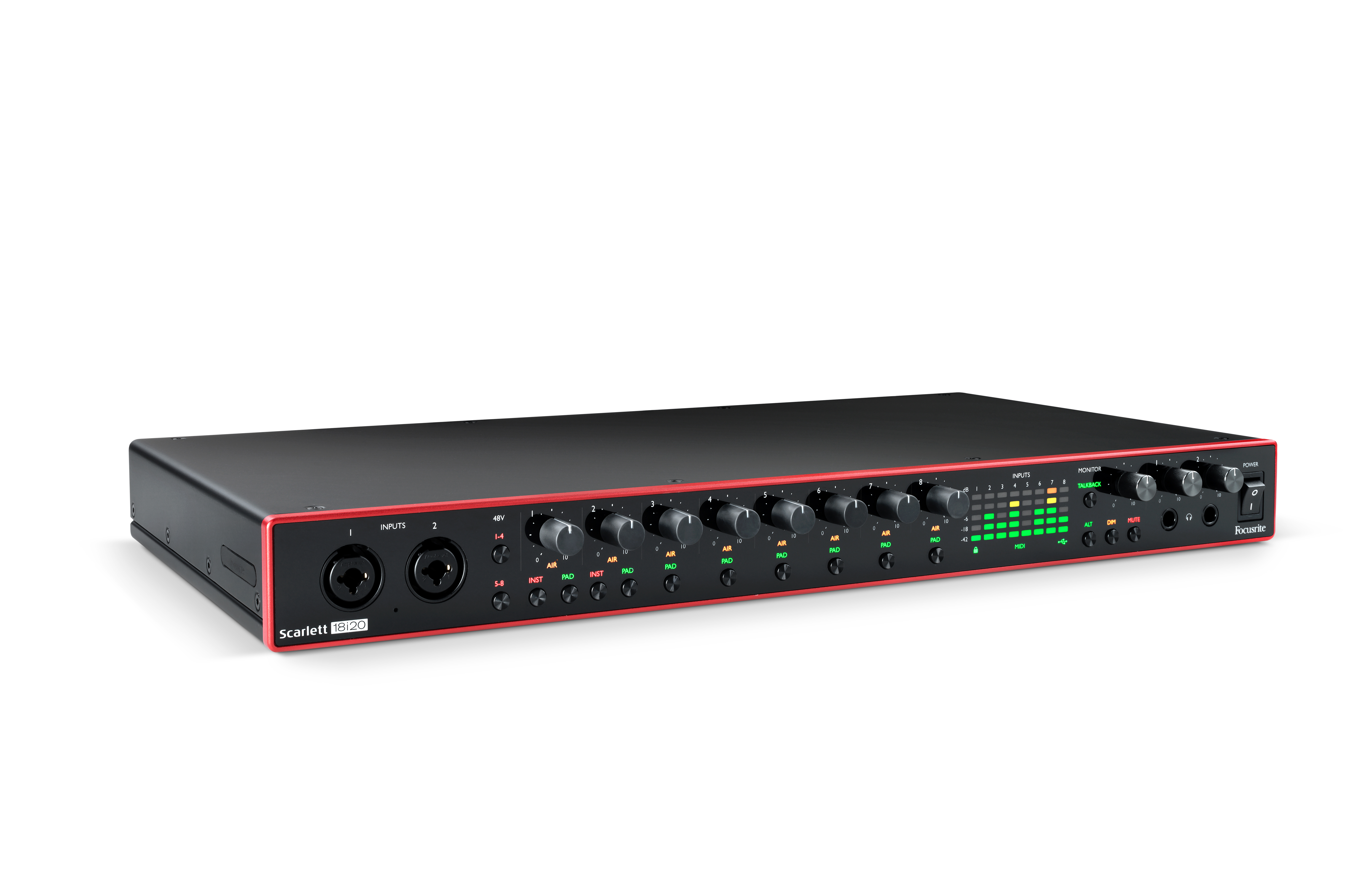 Scarlett 18i20 3rd Gen Hi Res Image Focusrite