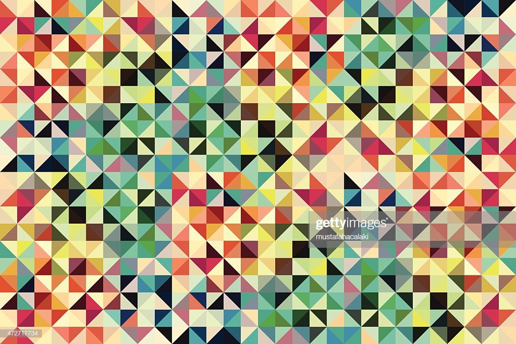 Kaleidoscope Vector Pastel Coloured Background Stock