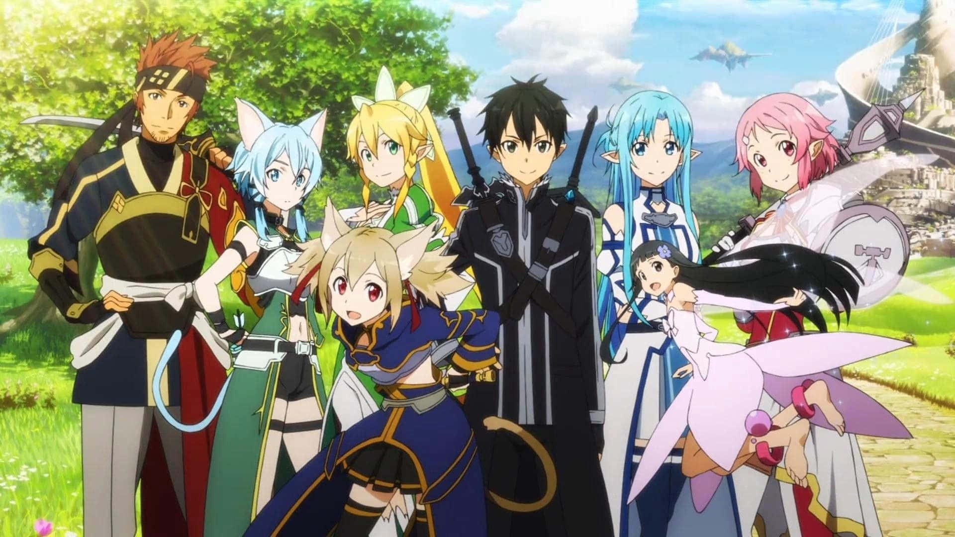 Explore The Sword Art Online Virtual Reality Experience On Wallpaper