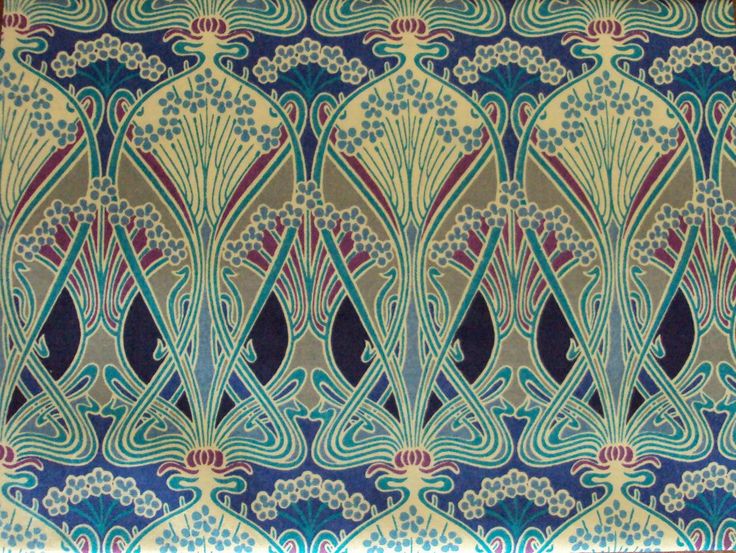 🔥 Free Download Design Art Fat Quarter Art Nouveau Wallpaper Art