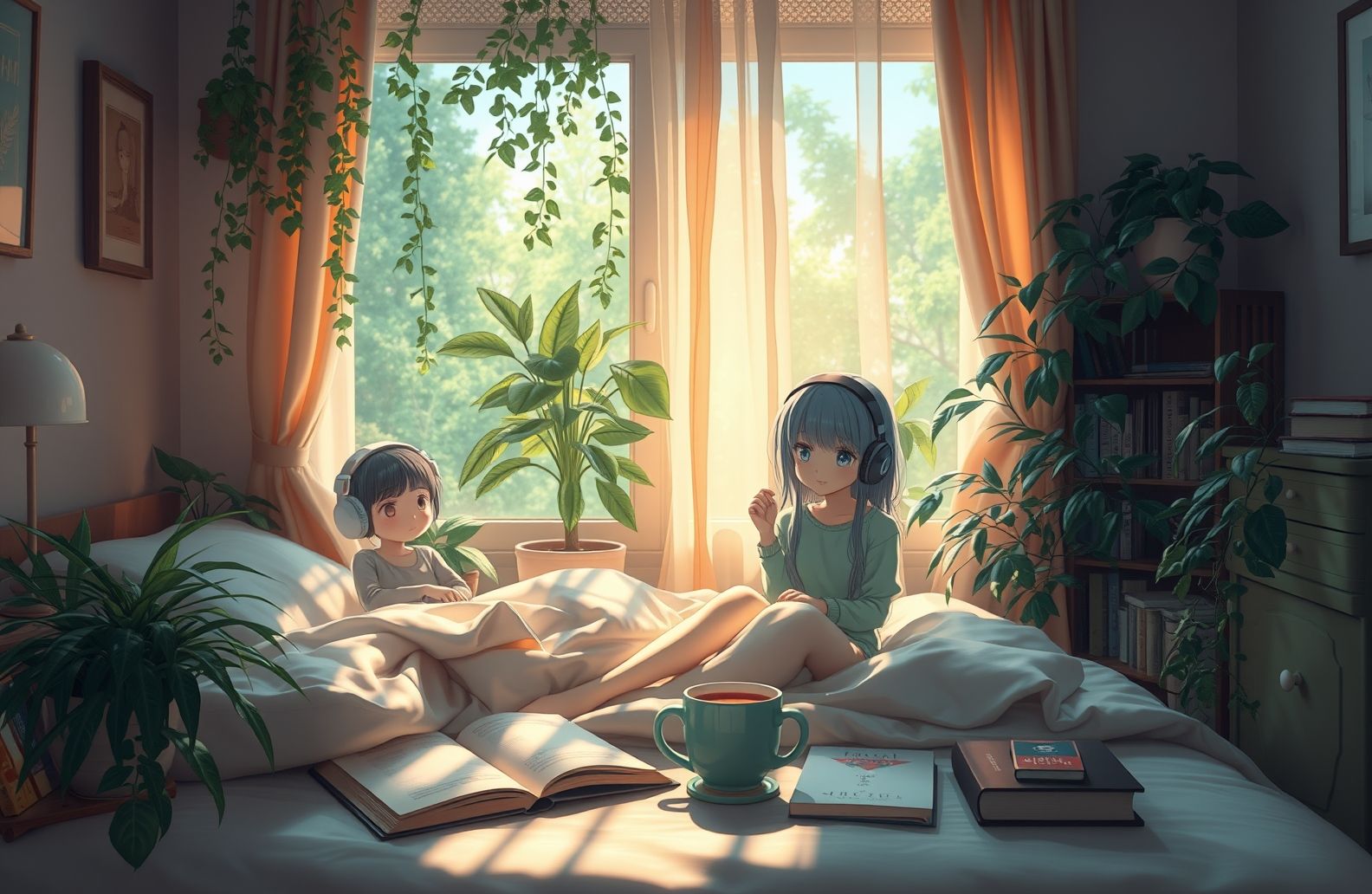 Lofi Anime Aesthetic iPad Wallpaper