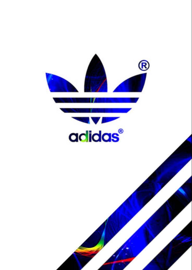 Adidas Logo In iPhone Wallpaper