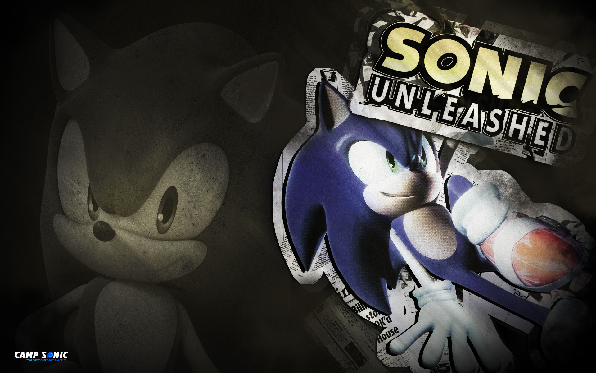 Sonic Unleashed Aged Sega Wallpaper