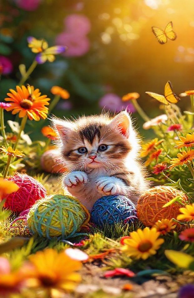 Cute Kitty Wallpaper