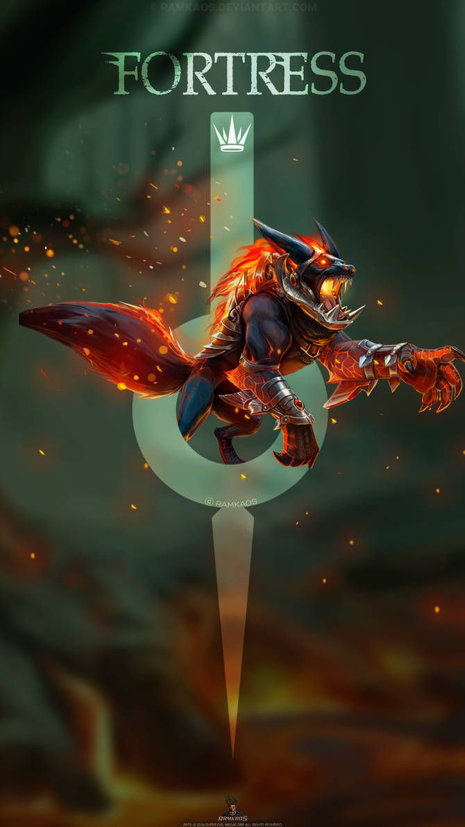 Wallpaper Fortress Netherworld Vainglory Phone