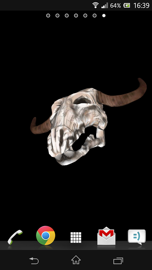 Bull Skull 3d Live Wallpaper Screenshot