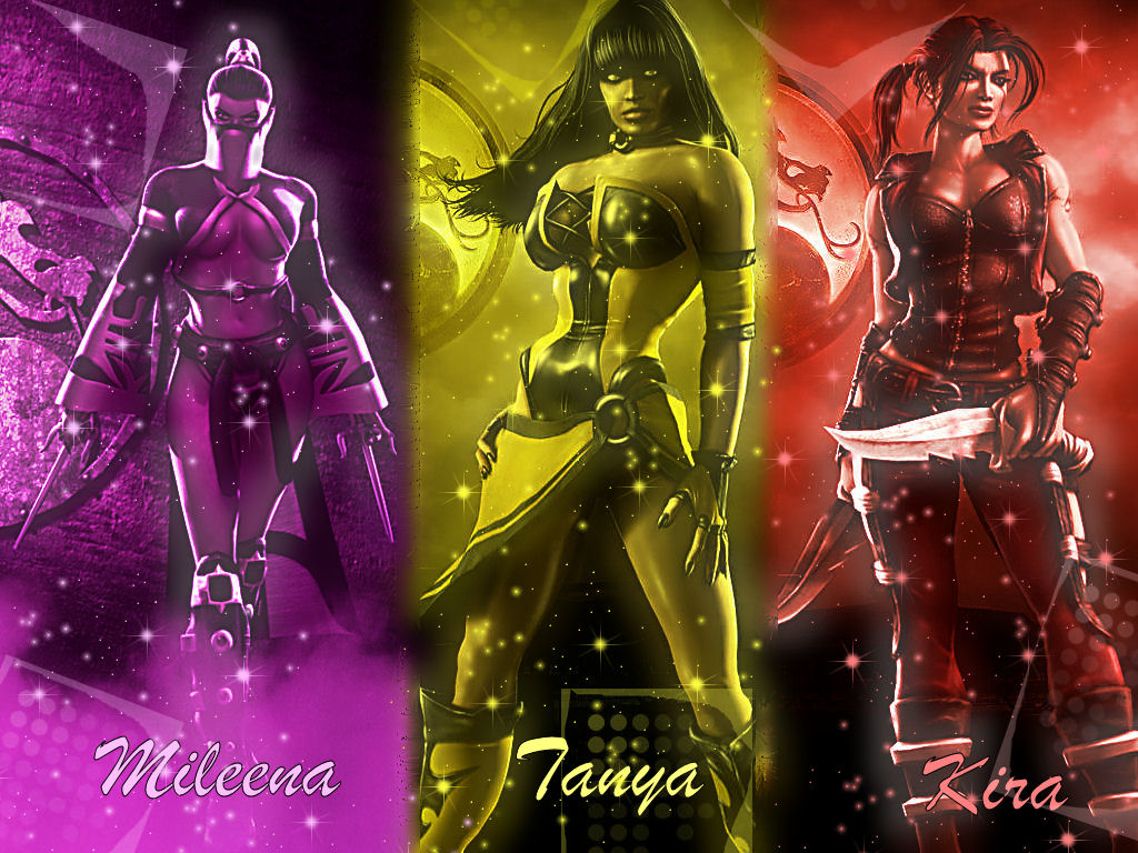 Mileena Tanya And Kira Mortal Kombat Wallpaper