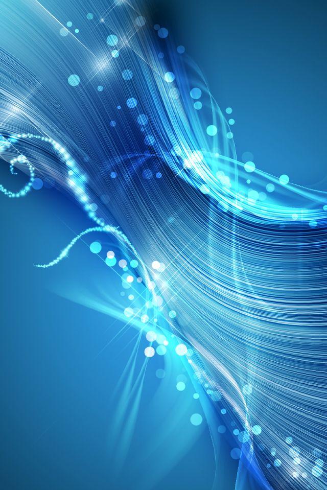 Abstract Blue Swirls iPhone Wallpaper Various Of