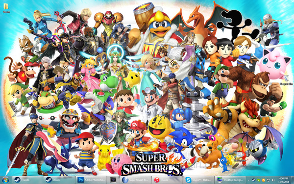 Super Smash Bros Wallpaper By False Screenshot