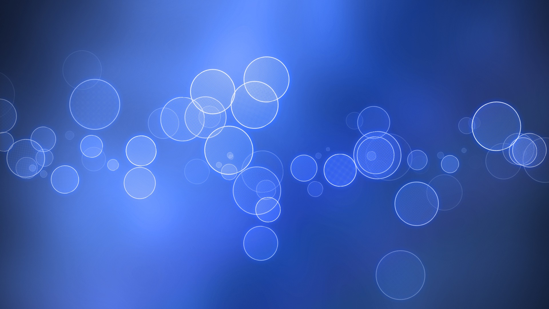 Blue Circles Wallpaper Bubbles