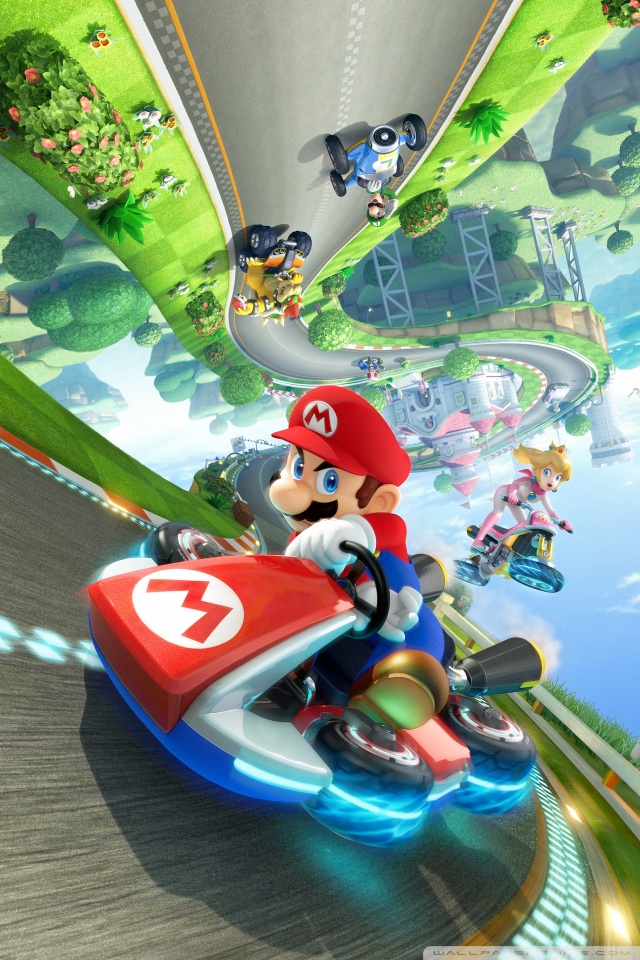 Mario Kart Wallpaper Iphon HD Background Image