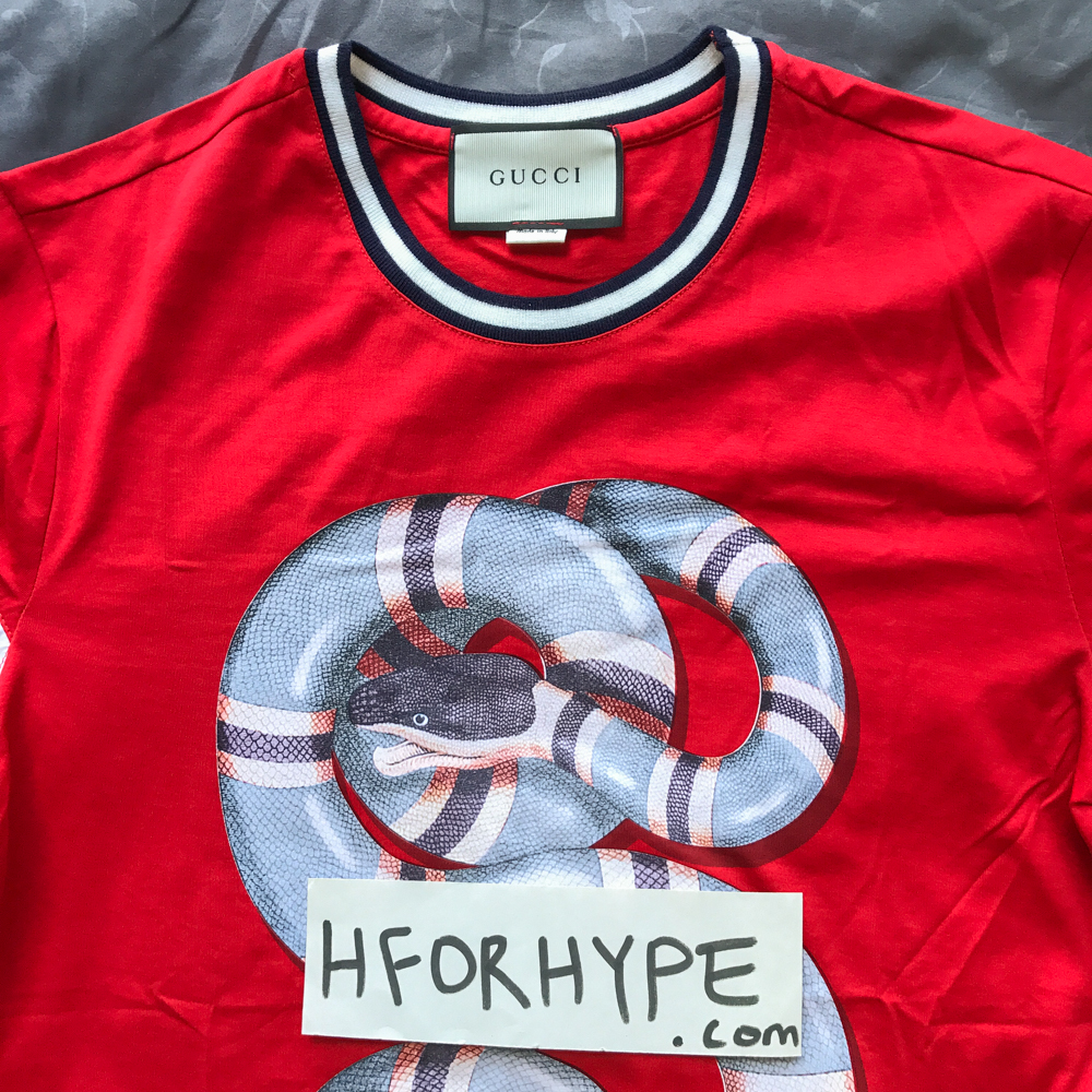 Gucci Snake Print Tee H For Hype