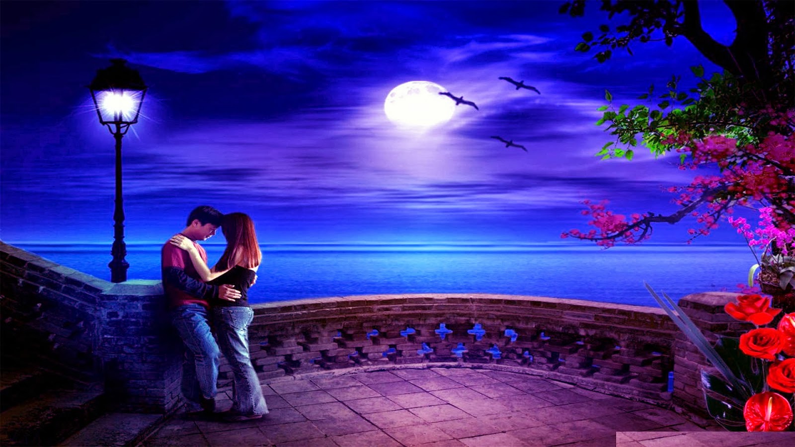 3d Beautiful Romantic Wallpaper HD 2u