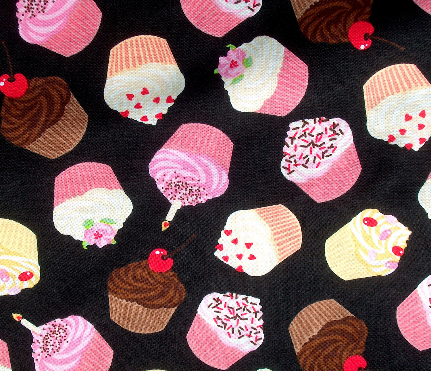 Pink Cupcakes Background Sergio