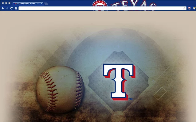 Texas Rangers Chrome Themes Official Theme