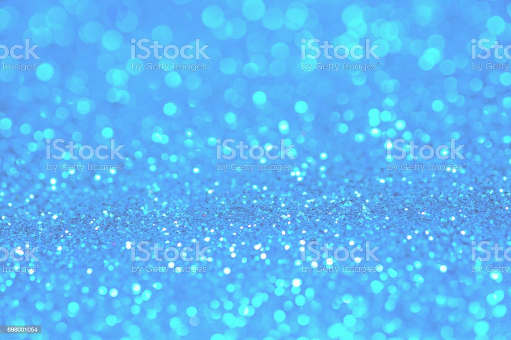Blue Bokeh Light Is The Soft Blurred Circles Of White And