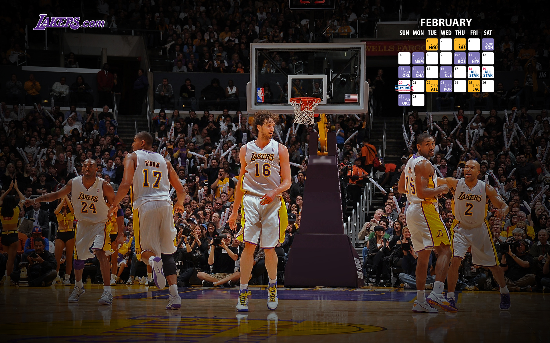 Lakers Screensaver Wallpaper Photos Widescreen Multimedia