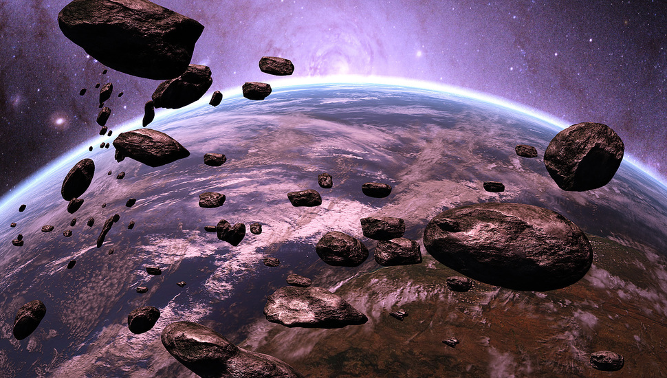Nebula Space Asteroids Fiction Stars Scott X