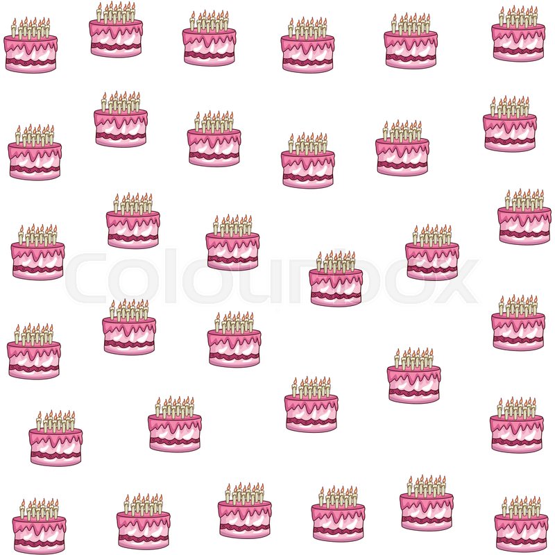 Cartoon Flat Birthday Cake Background Wallpaper Image For Free Download -  Pngtree