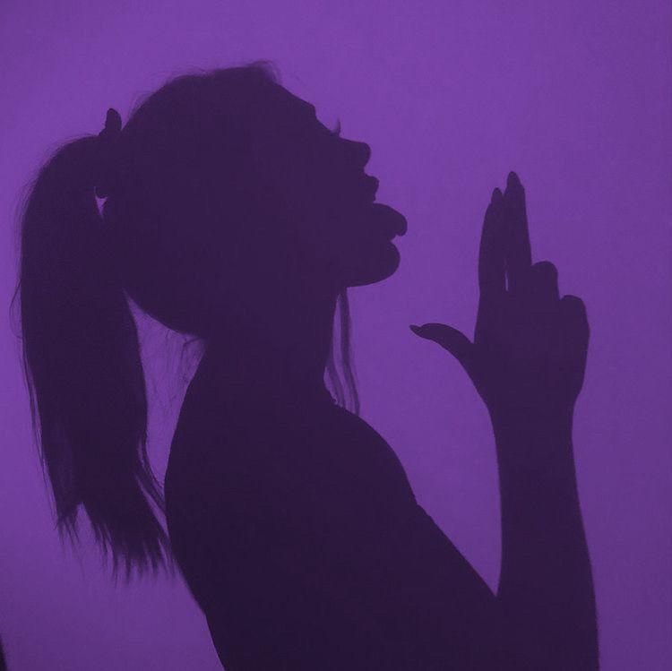 Kar Ma On Aesthetic Dark Purple Neon