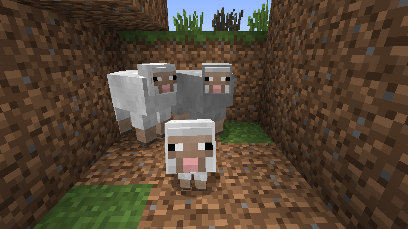Minecraft Baby Sheep Wallpaper For