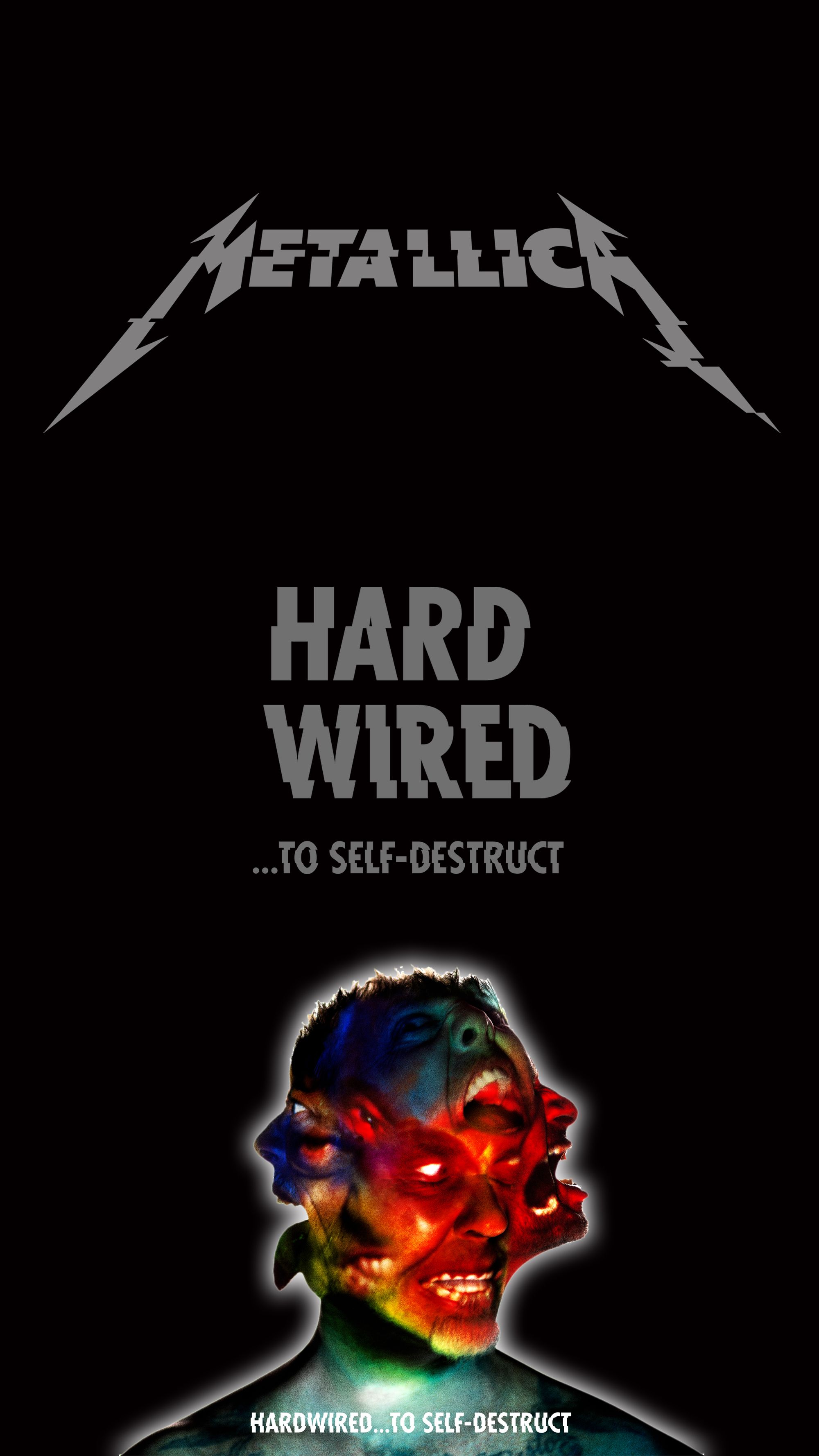 For Wallpaper Smartphone Metallica Hardwired