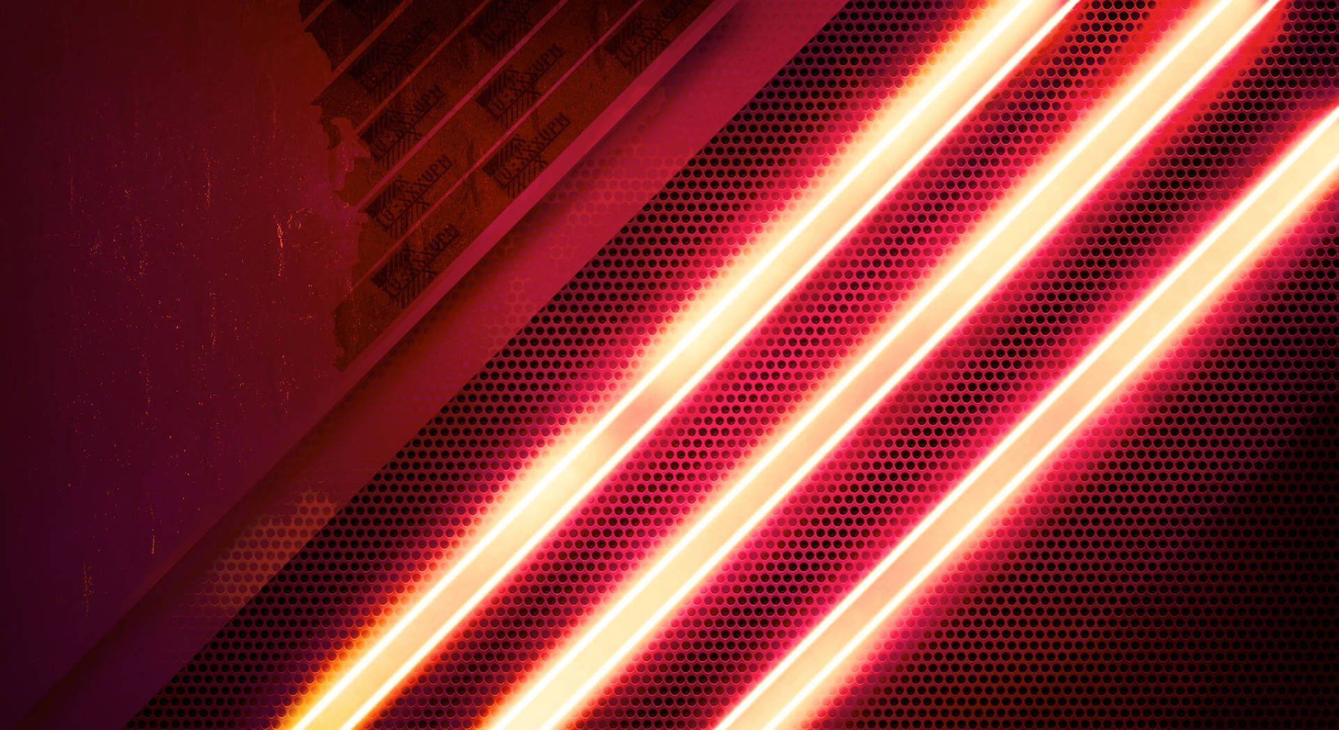 Neon Orange Aesthetic Wallpaper