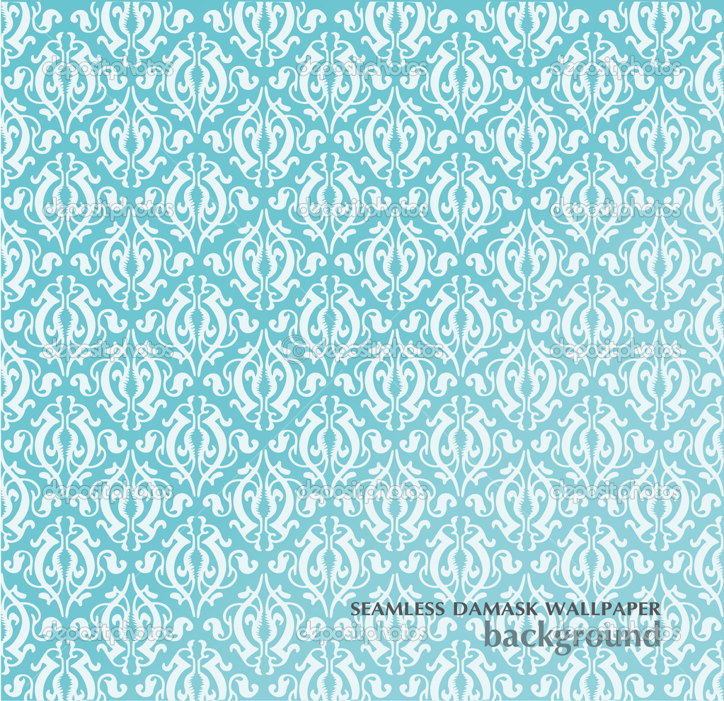 Turquoise Damask Wallpaper HD On Picsfair