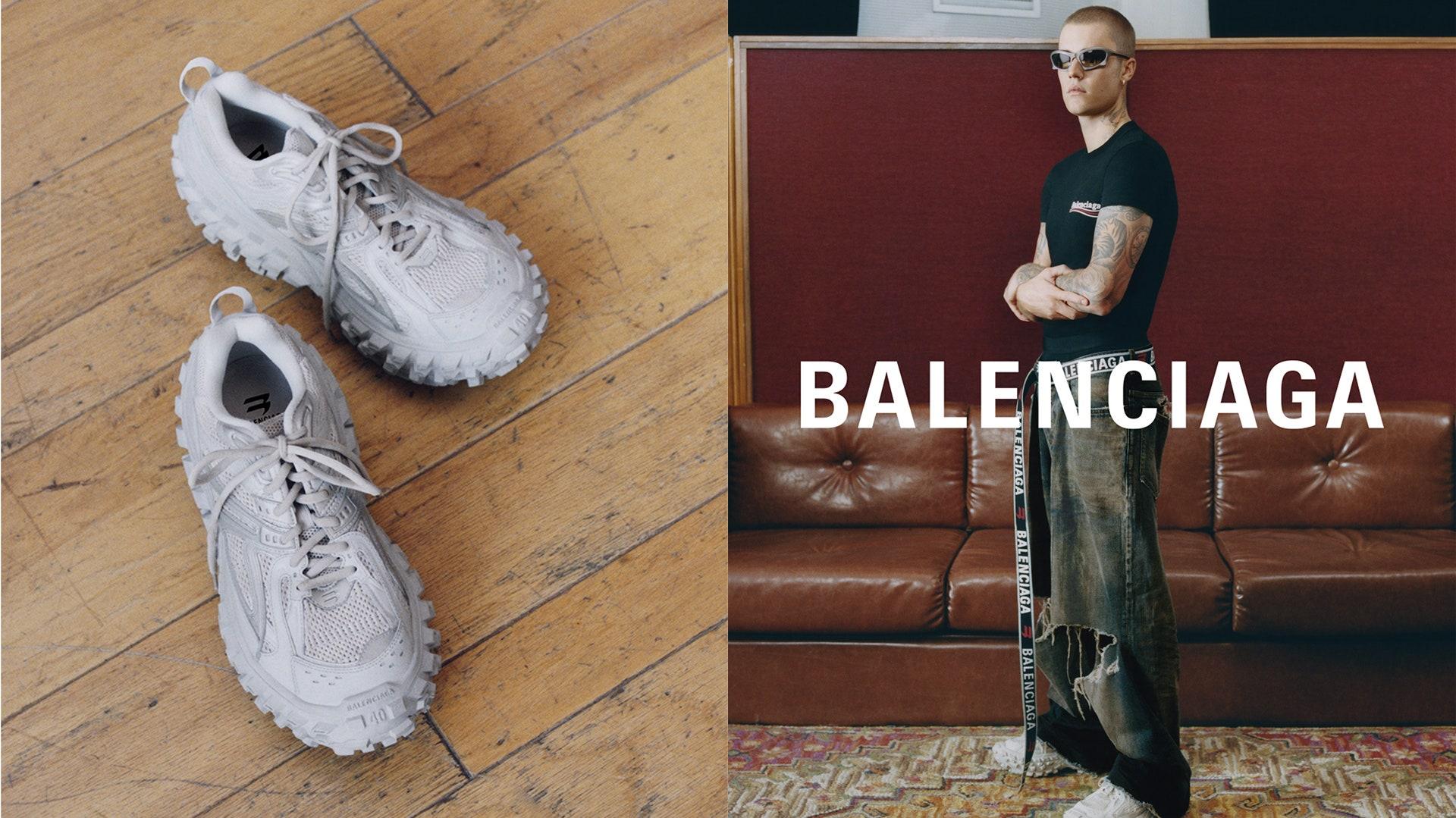 Of Course It S Justin Bieber In The New Balenciaga Sneakers
