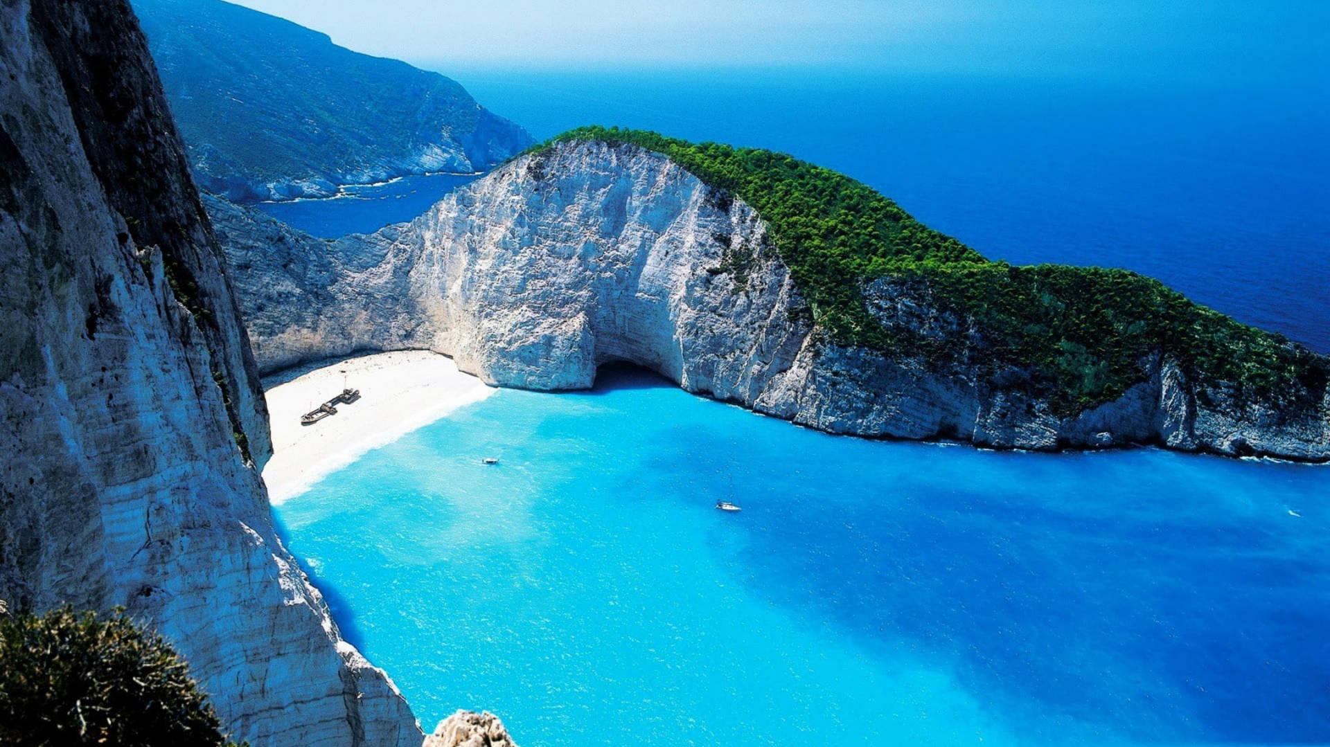 Travel 4k Greek Island Wallpaper
