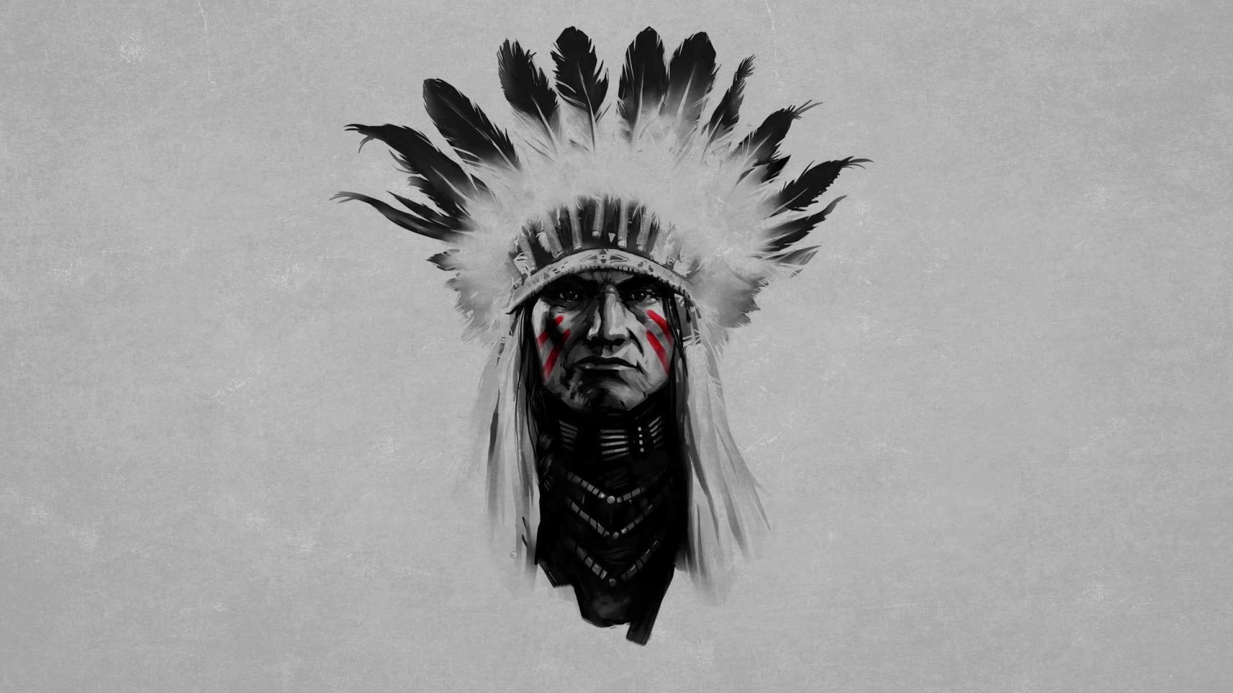 Native American Digital Wallpaper Americans Feathers HD