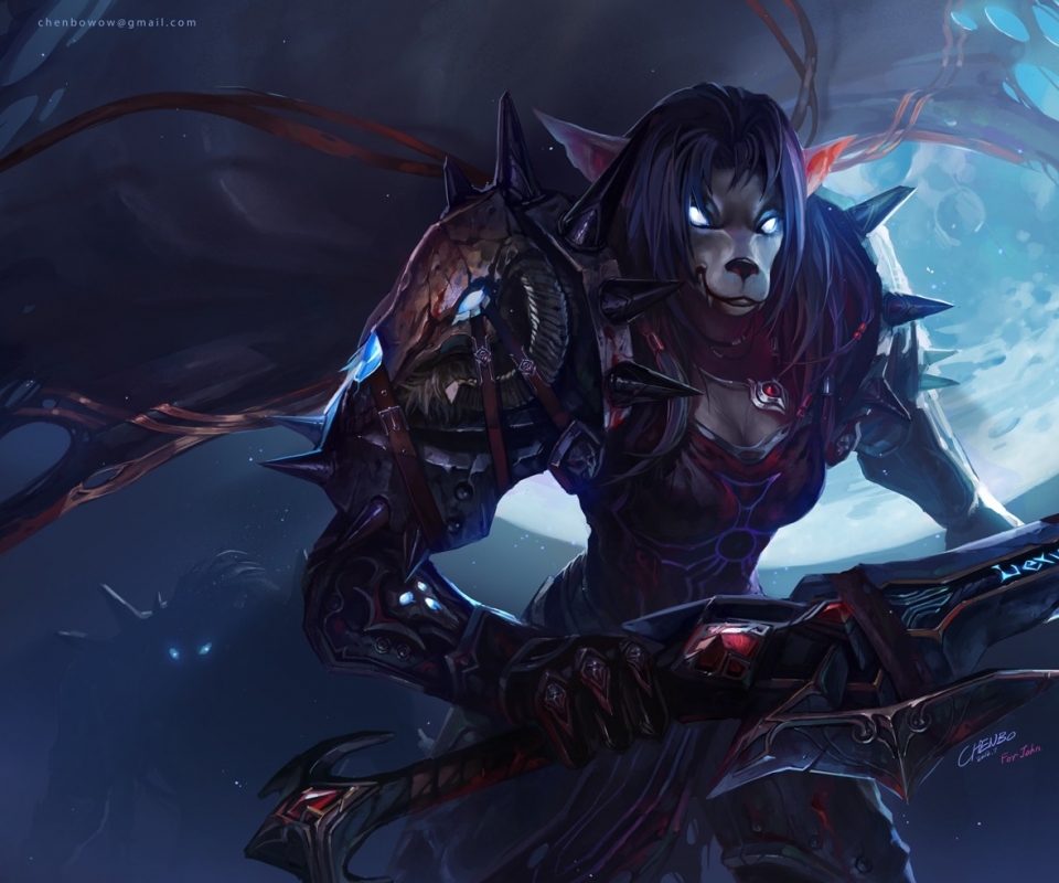 Video Games World Of Warcraft Fantasy Art Artwork Worgen Death Knight