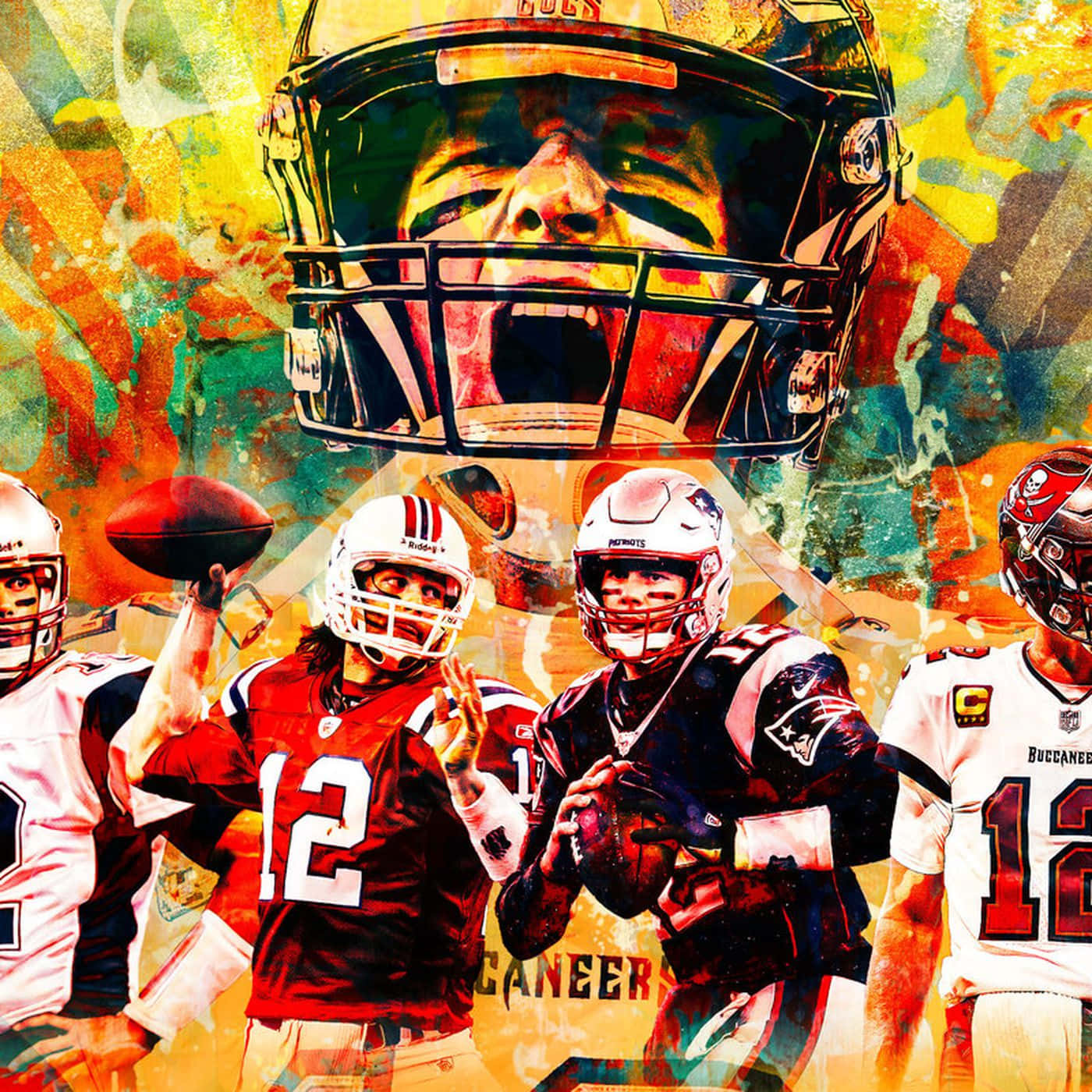 Tom Brady Goat Wallpaper