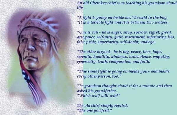 Cherokee Chief Nation Native American Art