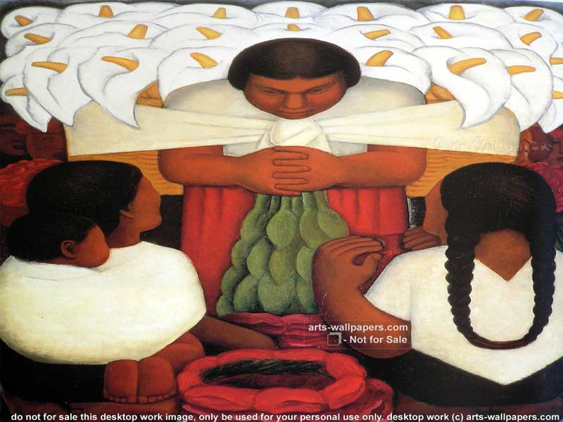 Diego Rivera Paintings Prints Wallpaper