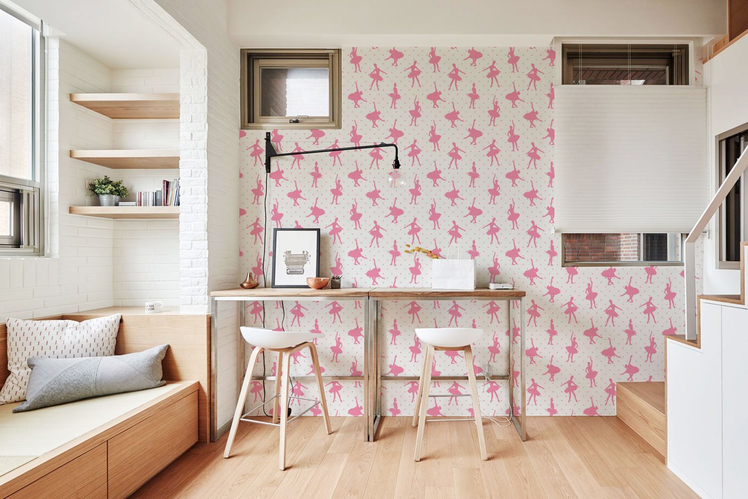 Pink Ballerina E Wallpaper