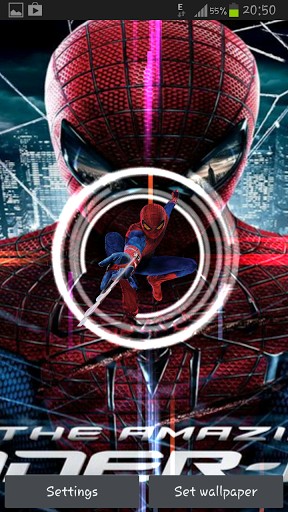 Spiderman Live Wallpaper App For Android By Anurag